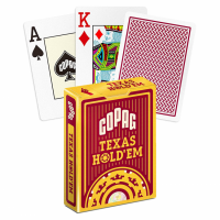 Kosmetinis defektas Copag Texas Holdem pokerio kortos (Raudonos)